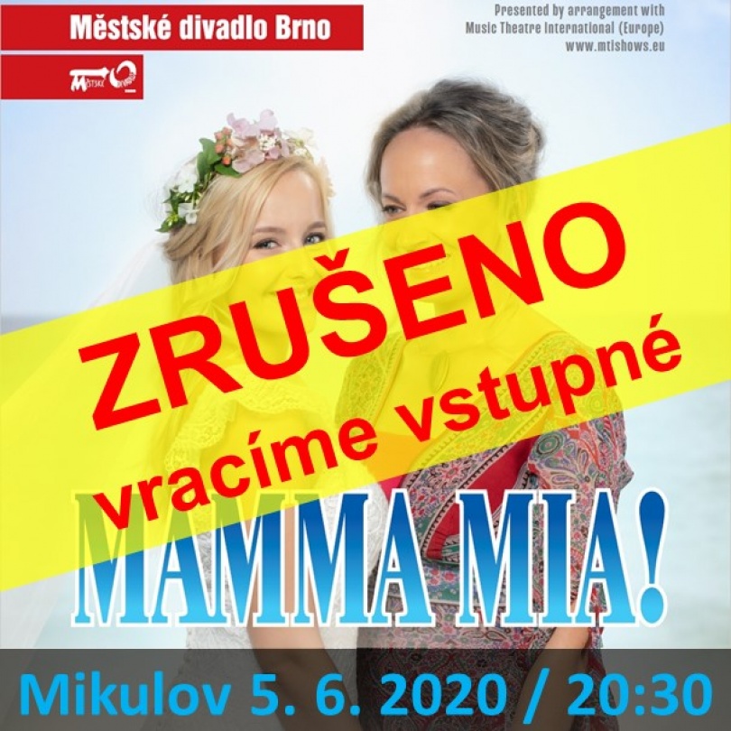 ZRUŠENO ☹ vracíme vstupné - pokyny ZDE